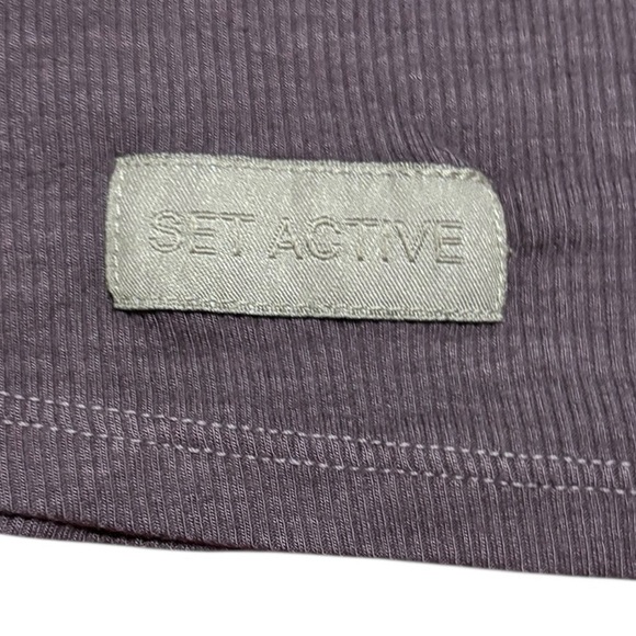 SET Active Ribbed Tank - Mauve - Picture 3 of 4